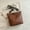brown, variant on Retro Commute Large -Capacity Bag Female Spring And Summer New Simple Casual Barrel Bag Fashionable Shoulder Bag