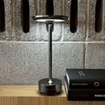 thumbnail image 5 of Cordless I-Shaped Metallic Table Lamp with Touch Sensor, 3 Colors Dimmable Rechargeable Desk Light, 5 of 5