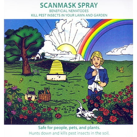 Dr. Pye's Scanmask 5 Million Live Beneficial Nematodes - New Easy Spray (Best Time To Spray Nematodes)