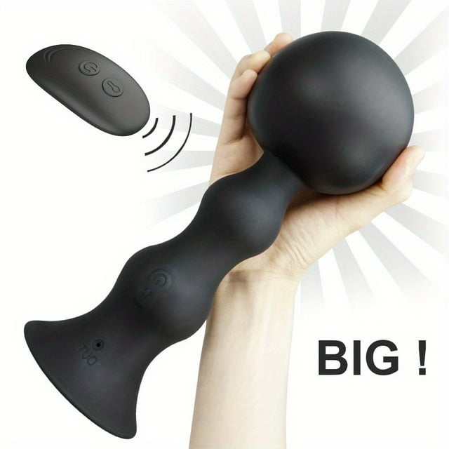 1pc Anal Vibrator Inflatable Butt Plug, Remote Control Prostate Massager With Automatic Inflation And 10 Vibrating Modes For Adult Male Female Prostate Stimulator, Anal Sex Toys For Men Women Pleasure