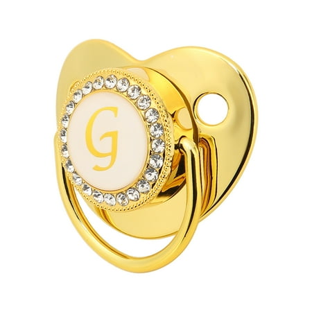 

Golden Baby Alphabet Safe Materials Curved Design 26 Letters For Home G
