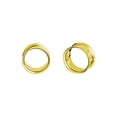 thumbnail image 3 of Luxe Modz Pair of Surgical Steel PVD Gold Double Flare Ear Tunnels Earlets Gauges Plugs, 3 of 8