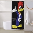 thumbnail image 4 of Shower Curtain Cartoon Art Bath Shower Curtains with 12 Hooks, Waterproof Washable Polyester Bathroom Home Decor Set 60x72 Inch Plastic, 4 of 8