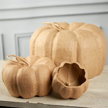 Paper Mâché Pumpkins Set: Your Creative Canvass for Halloween