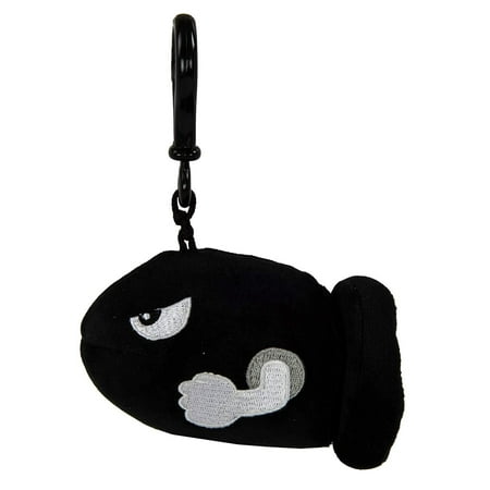 Nintendo Mario Kart Mocchi Mocchi 4 Inch Plush Clip On Bullet Bill Walmart Canada