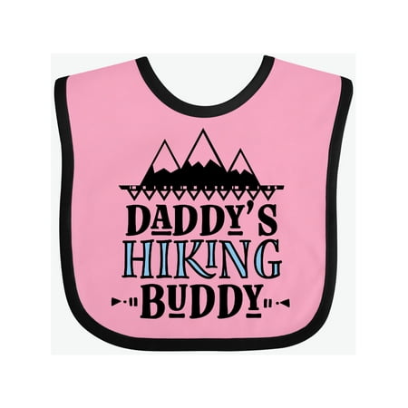 

Inktastic Daddys Hiking Buddy Childs Hiker Gift Baby Boy or Baby Girl Bib