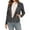 Grey, variant on BXINGOHAI Coats for Women Fall Biker Moto Jacket Fashion Long Sleeve Zipper Tops Casual Outdoor Outerwear With Pockets Fall Savings Gray,S