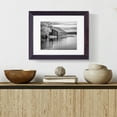 thumbnail image 4 of Gallery Solutions 14"x18" Walnut Wall Picture Frame Double White Mat - Matted for 10"x13" Image, 4 of 10