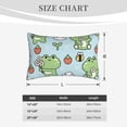 thumbnail image 6 of Balery Cute Floral Frog Bedding Queen Pillow Cases - Envelope Closure - Soft Brushed Microfiber Fabric - Shrinkage and Fade Resistant Pillow Cases-16"x24", 6 of 9