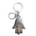 thumbnail image 4 of Fatima Charm Hamsa Hand Evil Eye Keychain Lucky Protection Kabbalah Key Holder, 4 of 5