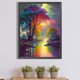 thumbnail image 4 of Pintura de diamante 5D DIY Taladro redondo completo Kit de noche silenciosa Decoración del hogar (K862) JShteea El nuevo, 4 of 9