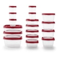thumbnail image 2 of Rubbermaid Easy Find Lid 34 Pc Set of Food Storage Containers with Vented Lids, Plastic Food Storage Containers with Easy Find Lids, Great for Leftovers, Meal Prep & Organization, 2 of 5