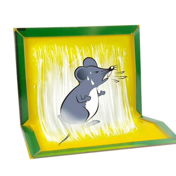 Juego de 3 trampas de pegamento para ratas y ratones, control profesional de plagas, raticida alternativo para matar ratones, control de roedores sin veneno, pegamento con sabor extra fuerte