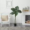thumbnail image 4 of Nearly Natural 4' Monstera Artificial Tree, 4 of 4