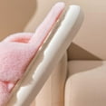 thumbnail image 2 of Womens Slippers Fluffy Slippers Ultra Soft Open Toe Fuzzy House Slippers Plush Fur Slippers Memory Foam Slippers for Womens Thick Sole, 2 of 6