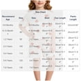 thumbnail image 2 of Lumosvexa Girls Sleepwear Outfits Cotton Crew Neck T-Shirt and Shorts Kids Casual Summer Home Sets 2 Piece White Size 2, 2 of 5