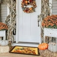 thumbnail image 2 of Fall Door Mat Outdoor, Farmhouse Pumpkins Sunflower Doormat, Funny Autumn Welcome Mat for Entrance Home Decor, Thanksgiving Rustic Yard Decorative Floor Mat for Home Front Door Indoor (17"x30"), 2 of 6