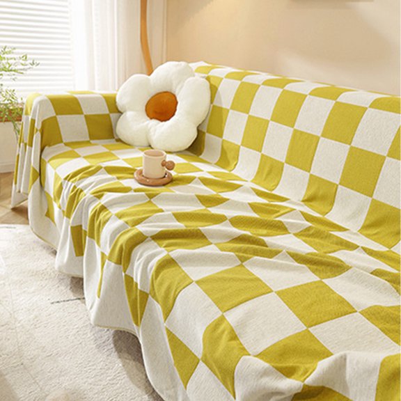 Sofa Covers Couch Cover for Living Room Jacquard Furniture Protector Couch Covers for 1 Cushion Couch Durable Sofa Slipcover for Dogs Pets-style:style 1;