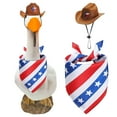 thumbnail image 4 of Momihoom 4th Of July Porch Goose Outfits, Cement Lawn Goose Statue Costume With Flag for Outdoor Patio Party,Goose Outfits, 4 of 8