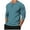 Sky Blue, variant on qolati Long Sleeve Shirts for Men Casual Button Down Henley Pullover Tee Lightweight Classic Fit Sport Athletic T-Shirts Sky Blue XXXL