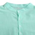 thumbnail image 3 of Chemise Homme Col Montant Manches Longues Chemises Hommes, 3 of 5