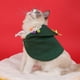 thumbnail image 4 of Disfraz de Navidad para perros - Capa con estrella para cachorros - Ropa para fiestas de cosplay para gatos y perros pequeños y medianos Verde L, 4 of 6
