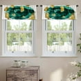 thumbnail image 2 of LALILO Kitchen Curtain Valance Beautiful Nature Norway Natural Rod Pocket Window Curtain 52"x 18" Set of 2, 2 of 7