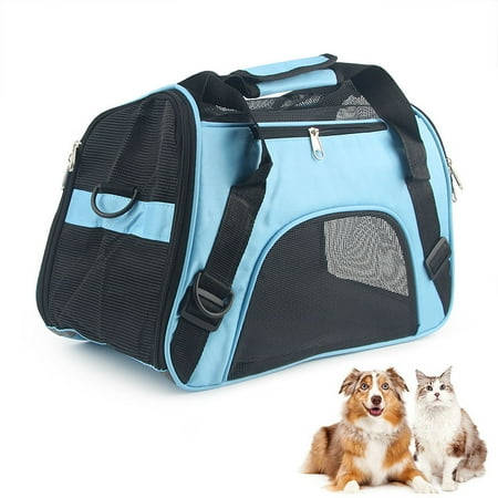 Portable pet backpack with crossbody pet bag folding bag