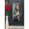 thumbnail image 3 of Epic Graffiti  "Stranger" by Alexander Gunin, Giclee Canvas Wall Art Red 20" x 40", 3 of 5
