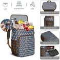 thumbnail image 3 of Baseball Print Sports Backpack Cooler, Insulated for Athletes, Leakproof Design for Team Events and Games, 3 of 6