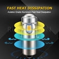 thumbnail image 6 of Ruiandsion 10-Pack P13.5S PR2 Base LED Bulbs,3V 0.45W 300LM Upgrade 3000K Warm Yellow for Bike Light Headlamp, 6 of 8