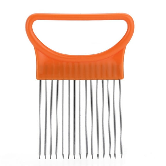 12-Prong Vegetable Peeler and Slicer with Onion Holder for Tomato, Grape, and More Kitchen Tools