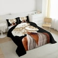 thumbnail image 3 of Homewish Black Girl 2pcs Bedding Comforter Set For Teens Female Adults,Chic Flowers Twin Comforter Sets,Fashion Modern Breathable Bedding Set,Lightweight Room Decor,Reversible, 3 of 8