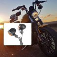 thumbnail image 3 of 4pcs Black Motorcycle Turn Signal Indicator Lamp Light Moto Blinker Light For Chopper Bobber, 3 of 5