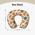 thumbnail image 5 of KLL Autumn Pumpkins Pattern Memory Foam Cervical Neck Pillow Versatile U-Shaped Pillows for Home/Office/Camping/Travelling/Soft Washable Cover, 5 of 8