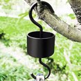 thumbnail image 4 of EeaseCA 4pcs Hummingbird Feeder Hooks Hangers Rustproof Anti-ants Hanging Hooks Metal Hanger (Black), 4 of 7
