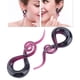 thumbnail image 4 of Tapones para orejas en espiral, tachuelas de vidrio violeta para expansión de orejas, joyería para piercing de 12 mm, 4 of 8