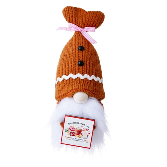 Esho Swedish Elf Dwarf Santa Dolls Plush Knit Christmas Gnomes Table Stand Decor