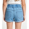 thumbnail image 2 of DAETIROS Little Girls Jeans Shorts, Summer Casual Cotton Graphic Fashion Cute Pull-On Lounge Shorts Blue Size 10-11 T, 2 of 4