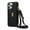 Black, variant on Case For IPhone 16 Pro Max/16 Pro/16 Plus/16, Magnetic Locking Clasp Case Leather Shell Stylish Lanyards Cover