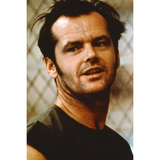 Jack Nicholson One Flew Over The Cuckoo S Nest 24x36 Poster Walmart Com Walmart Com