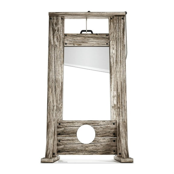 Cardboard People Guillotine Stand-in Life Size Cardboard Cutout Standup