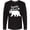 AB-Black, variant on Auntie Bear in White Long Sleeve T-Shirt