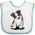 thumbnail image 3 of Inktastic Australian Shepherd Boys or Girls Baby Bib, 3 of 4