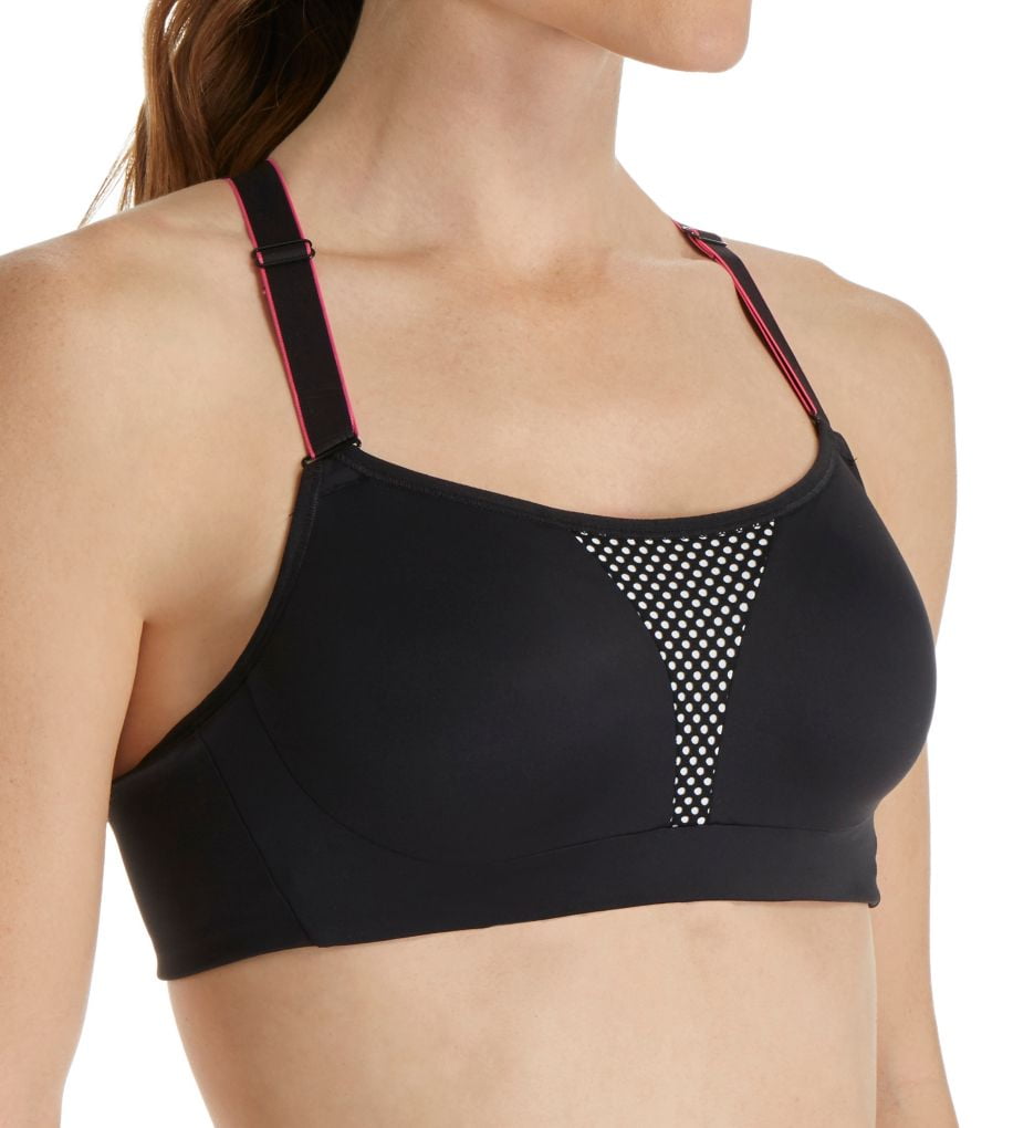 Womens Maidenform Dm7989 Ultimate Underwire Sports Bra Blackpinksicle 32dd