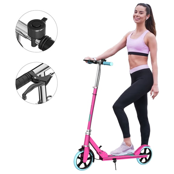 Scooter Plegable Ligero para todas las edades, con Freno y Diseño Urbano