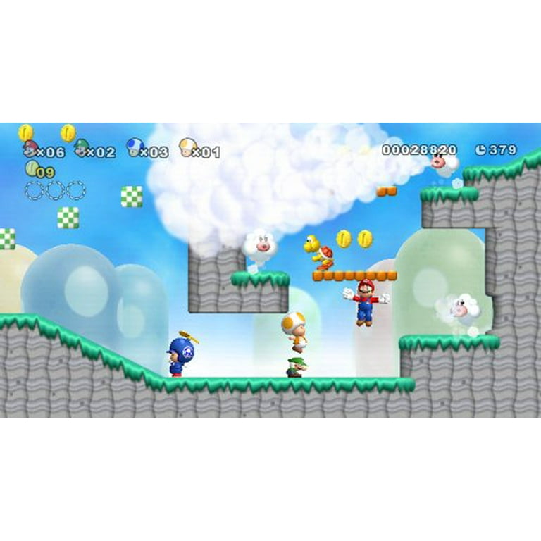 Restored Nintendo Wii Black Console With New Super Mario Brothers