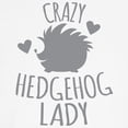 thumbnail image 3 of CafePress - Crazy Hedgehog Lady Jumper - Crew Neck Sweatshirt, 3 of 4