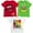 White / green / red, variant on Disney Muppets Rowlf the Dog Kermit Frog Gonzo Infant Baby Boys 3 Pack T-Shirts Infant to Toddler