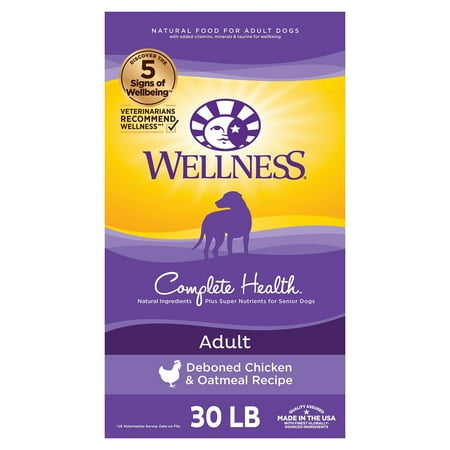 UPC: 0076344089117 | Wellness Complete Health Natural Dry Dog Food Chicken & Oatmeal 30-Pound Bag